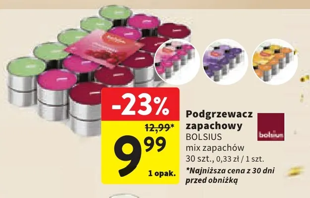 Podgrzewacz zapachowy Bolsius promocja w Intermarche