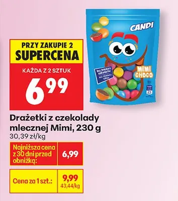 Drażetki z czekolady mlecznej Mimi promocja w Biedronka