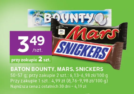 Baton Bounty promocja w Stokrotka