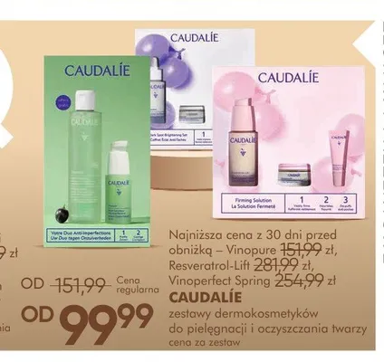 Zestawy dermokosmetyków do pielęgnacji i oczyszczania twarzy CAUDALIE promocja w Super-Pharm