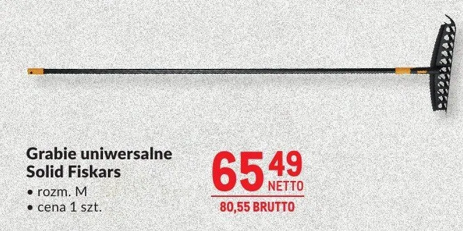 Grabie uniwersalne Solid Fiskars rozm. M cena 1 szt. promocja w Makro