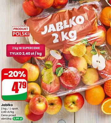 Jabłko promocja w Dino