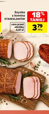 Szynka z komina Stanisławów promocja w Carrefour