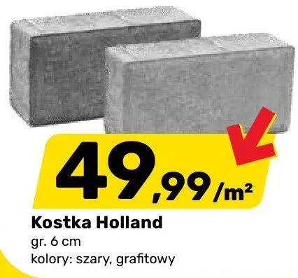 Kostka Holland gr. 6 cm promocja w Bricomarche
