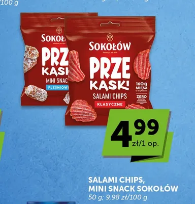 Mini snack pleśniowy Sokołów promocja w Groszek