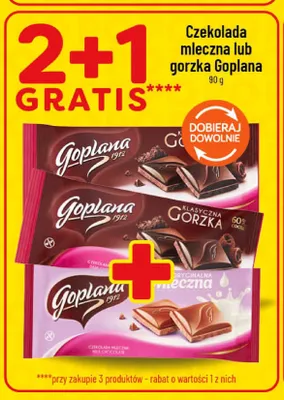Czekolada gorzka Goplana Klasyczna promocja w POLOmarket