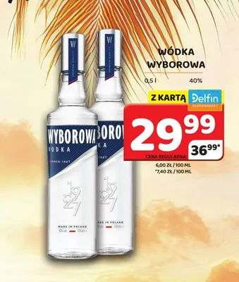 Wódka Wyborowa promocja w Delfin