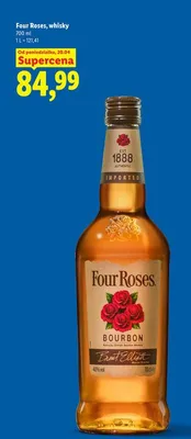 Whisky Four Roses Bourbon promocja w Lidl