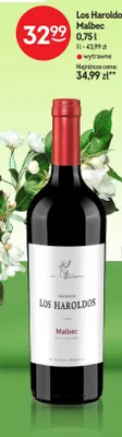 Wino Los Haroldos Malbec wytrawne promocja w Żabka