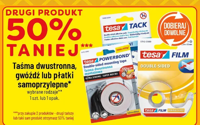 Taśma dwustronna promocja w POLOmarket
