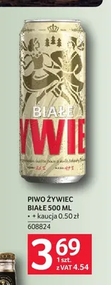 Piwo Żywiec Białe promocja w Selgros