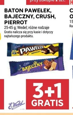 Baton E.Wedel Pierrot promocja w Stokrotka