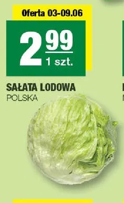 Sałata lodowa polska promocja w SPAR