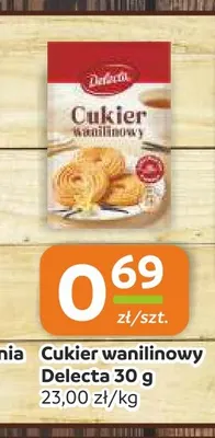 Cukier wanilinowy Delecta promocja w Gama