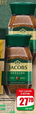 Kawa rozpuszczalna Jacobs Krönung promocja w Dino