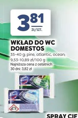 Wkład do WC Domestos ocean promocja w Stokrotka