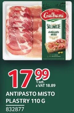 Antipasto Misto Plastry 832877 promocja w Selgros