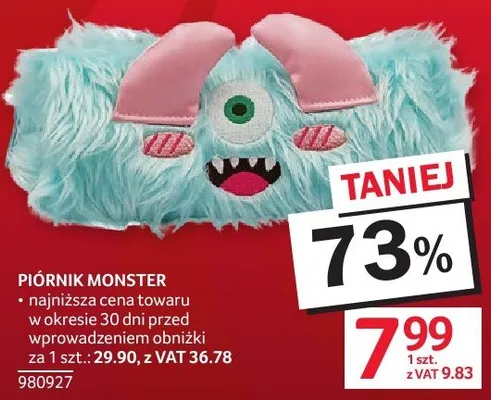 Piórnik Monster promocja w Selgros