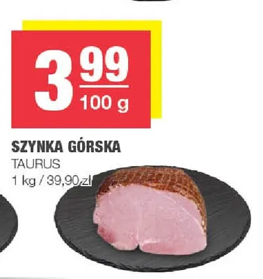 Szynka górska Taurus promocja w SPAR