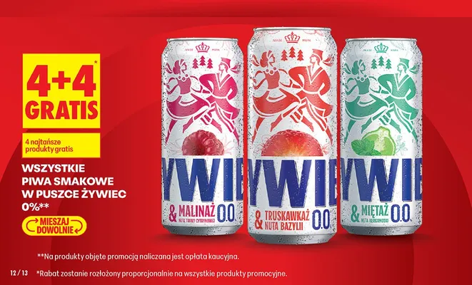 Piwa smakowe w puszce Żywiec promocja w Biedronka