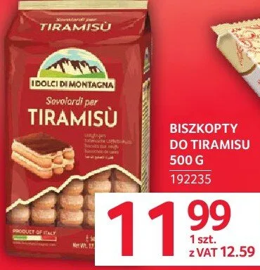 Biszkopty Tiramisu 500 g promocja w Selgros