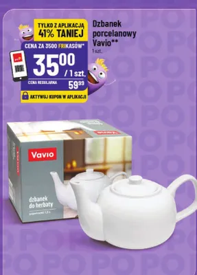 Dzbanek porcelanowy promocja w POLOmarket