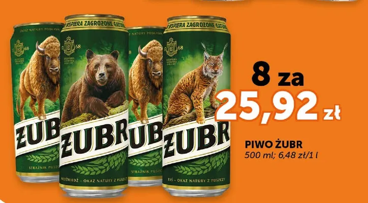 Piwo Żubr promocja w ABC