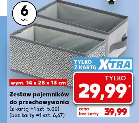 Zestaw pojemników do przechowywania promocja w Kaufland