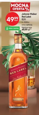 Whisky Johnnie Walker Red Label promocja w Żabka