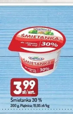 Śmietanka 30% Piątnica promocja w Avita