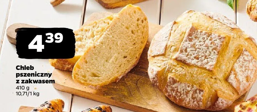 Chleb pszenniczny z zakwasem promocja w Netto
