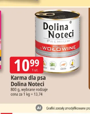 Karma dla psa Dolina Noteci promocja w Leclerc