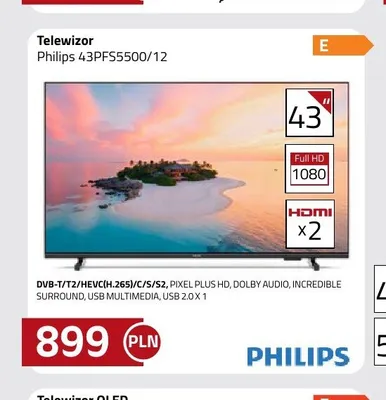 Telewizor Philips 43PFS5500/12 promocja w kakto.pl