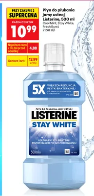 Płyn do płukania jamy ustnej Stay White promocja w Biedronka