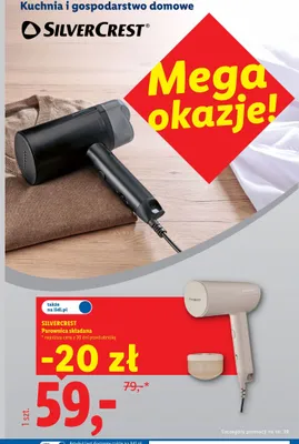 Parownica składana Silvercrest promocja w Lidl