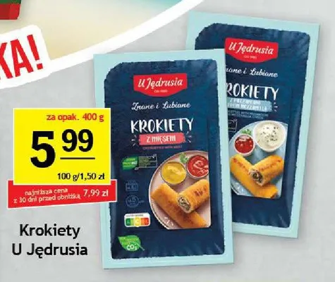 Krokiety z mięsem U Jędrusia promocja w Gram Market