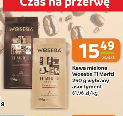 Kawa mielona Woseba Ti Meriti promocja w Społem Częstochowa
