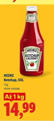 Ketchup Heinz XXL promocja w Lidl