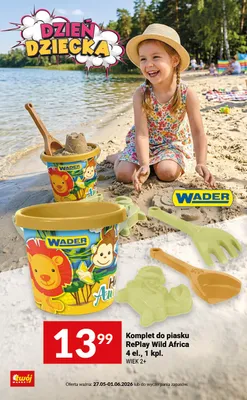 Komplet do piasku WADER RePlay Wild Africa 4 el. promocja w Twój Market