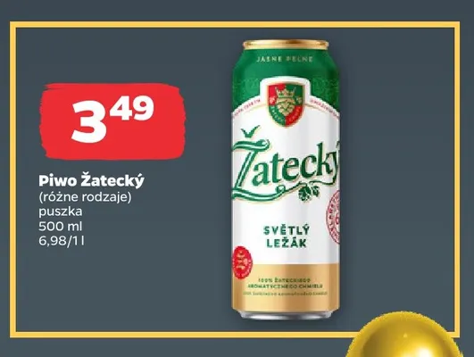 Piwo Žatecký promocja w Netto
