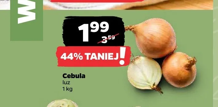 Cebula promocja w Netto