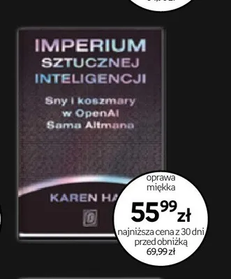 Książka Imperium sztucznej inteligencji oprawa miękka promocja w Empik