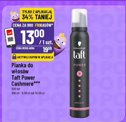 Pianka do włosów Taft Power Cashmere promocja w POLOmarket