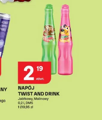 Napój malinowy Twist and Drink promocja w Chorten