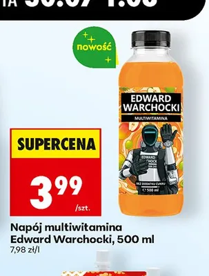Napój multiwitamina Edward Warchocki promocja w Biedronka