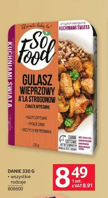 Danie So Food promocja w Selgros