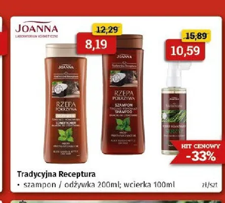 Wcierka do włosów Joanna Tradycyjna Receptura promocja w Drogeria Kosmyk