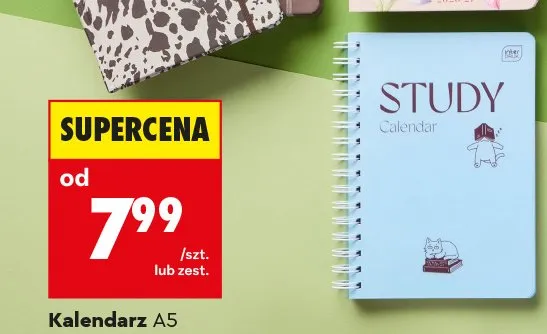 Kalendarz A5/244 na spirali Interdruk promocja w Biedronka