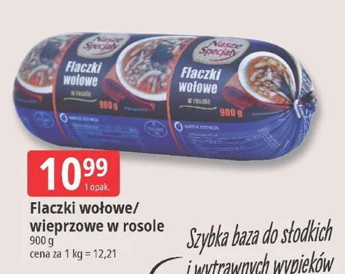 Flaczki wołowe/wieprzowe w rosole promocja w Leclerc