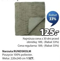 Narzuta promocja w Jysk